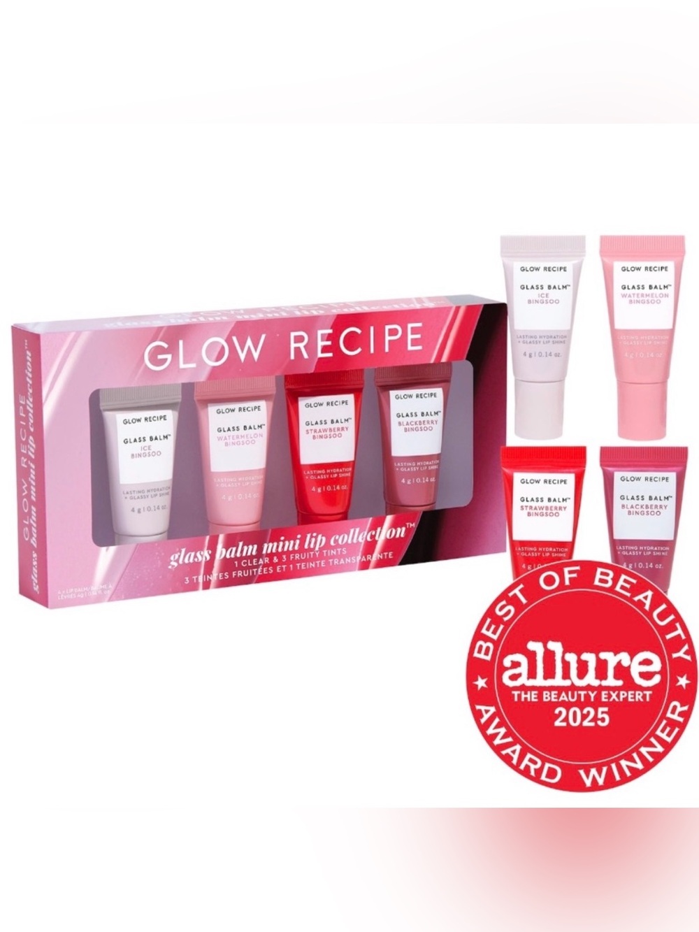 Glow Recipe Glass Balm Mini Set NIB Limited Edition